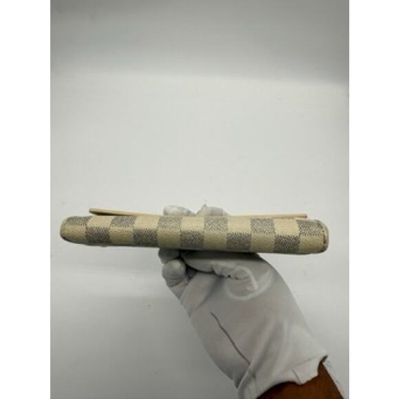 Louis Vuitton Damier Azur Pattern Bifold Sarah Wallet*COA Incl. - Picture 13 of 16